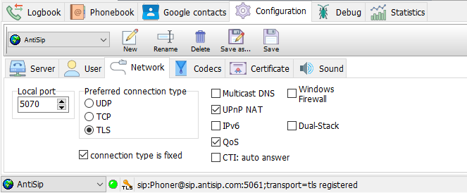 Configuration network